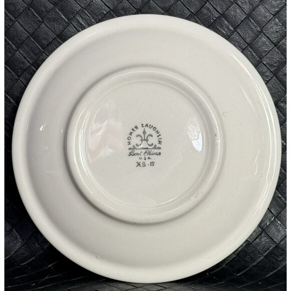 Homer Laughlin HEAVY Restaurant Ware Pink Red Ombre White Coffee Cup Saucer Set - Picture 10 of 13